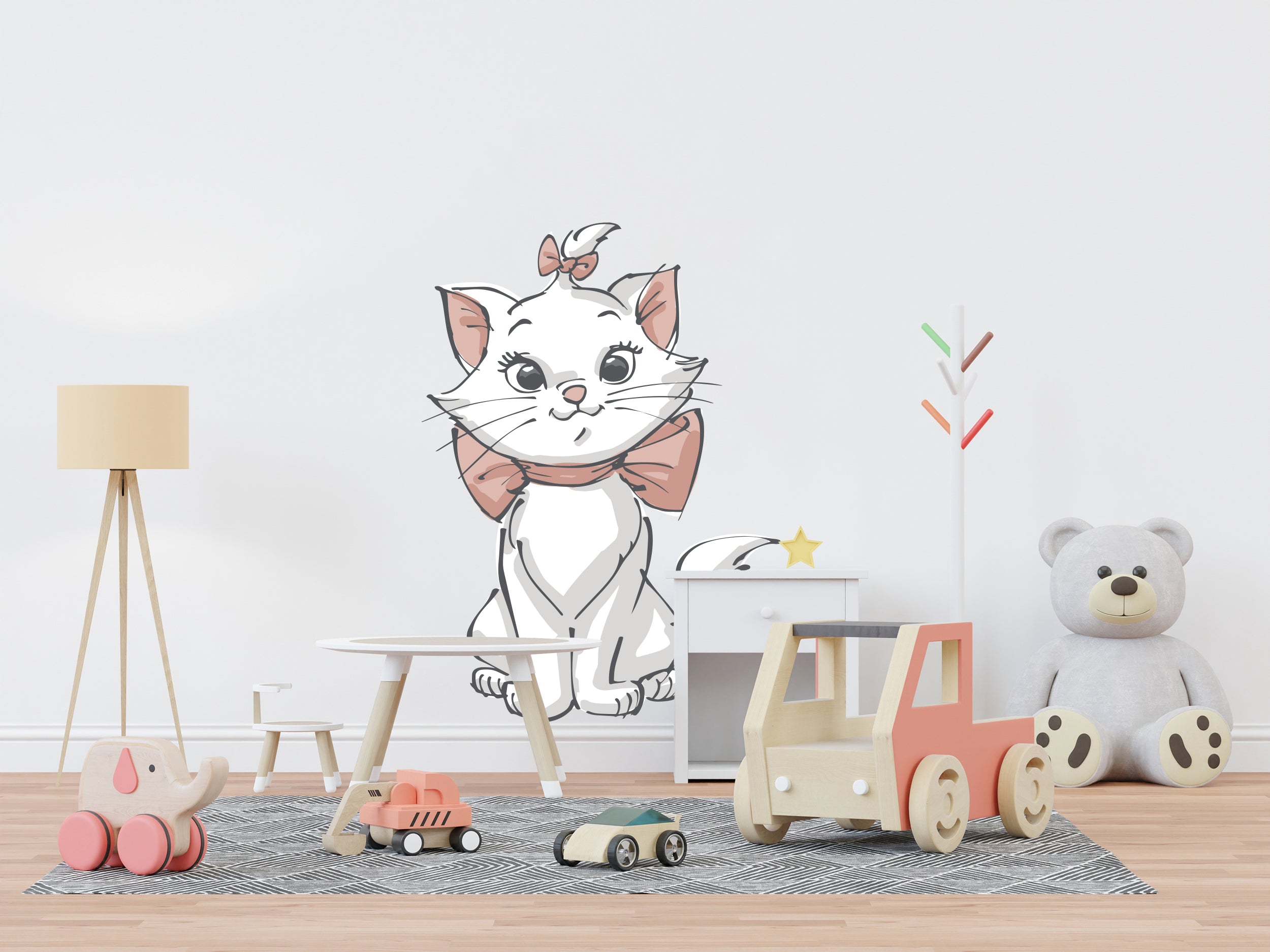 Aristocats Marie Disney Cats Wall Decal Wall Sticker Kids Room Wall Art ARC03