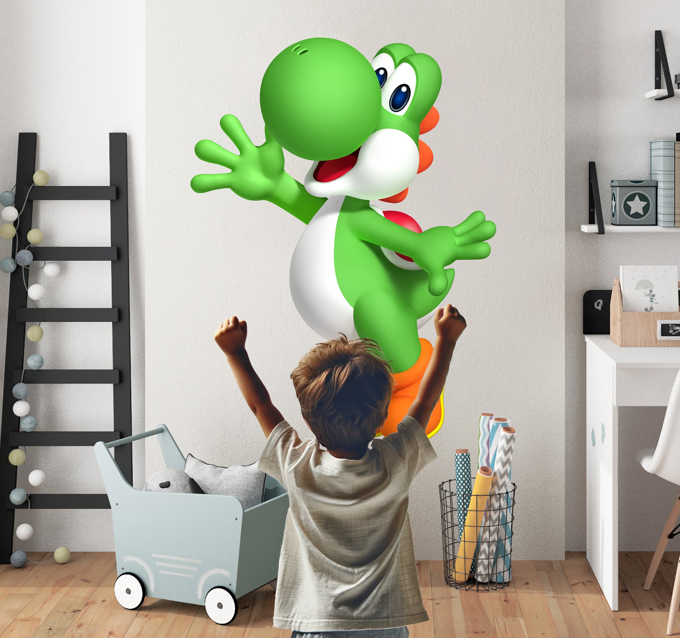 Yoshi Super Mario Bros Wall Decal Removable Sticker Kids Home Decor Art SMR37