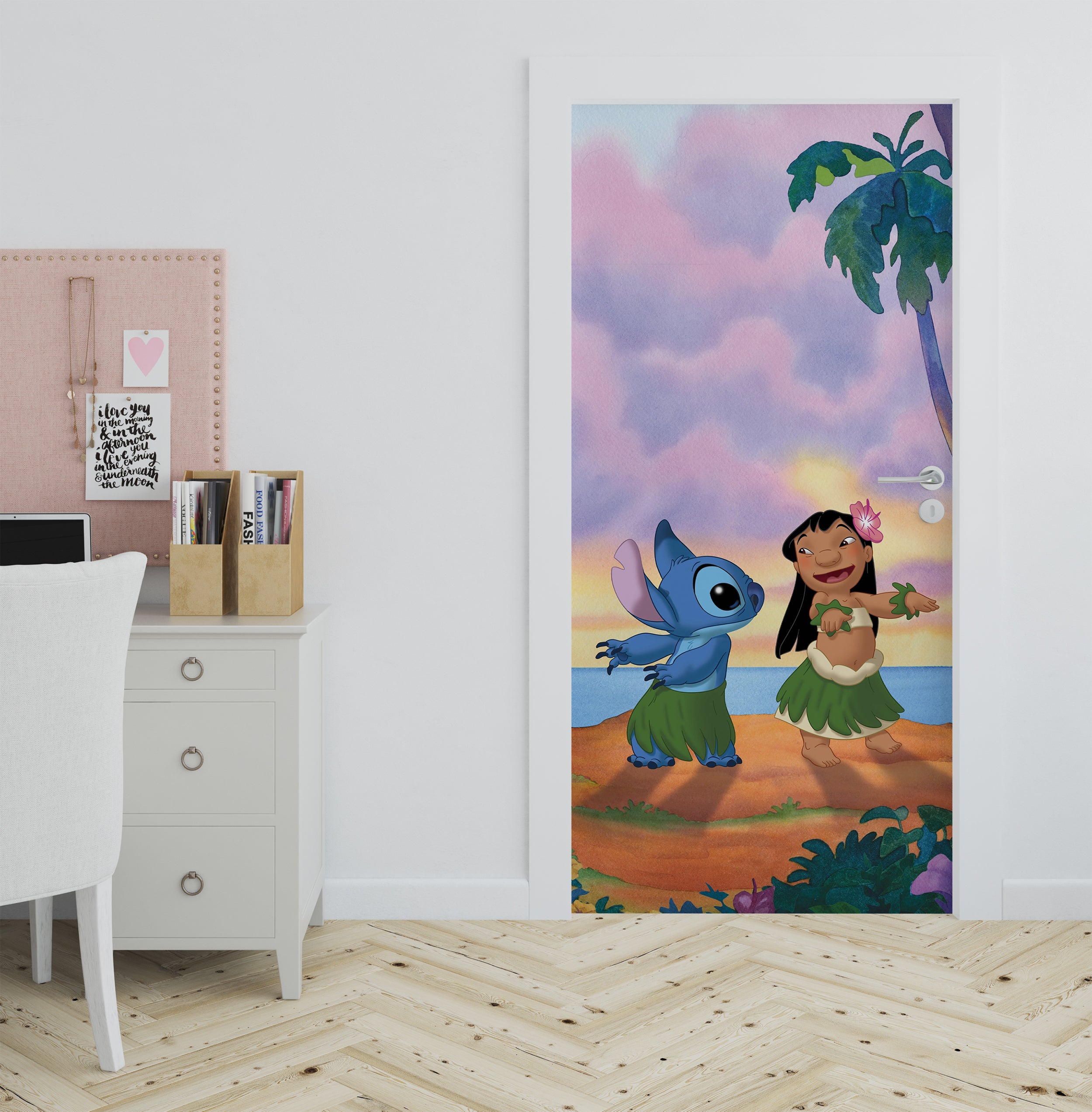 Lilo & Stitch Disney DOOR Wallpaper Mural Decal Removable Sticker STCH22