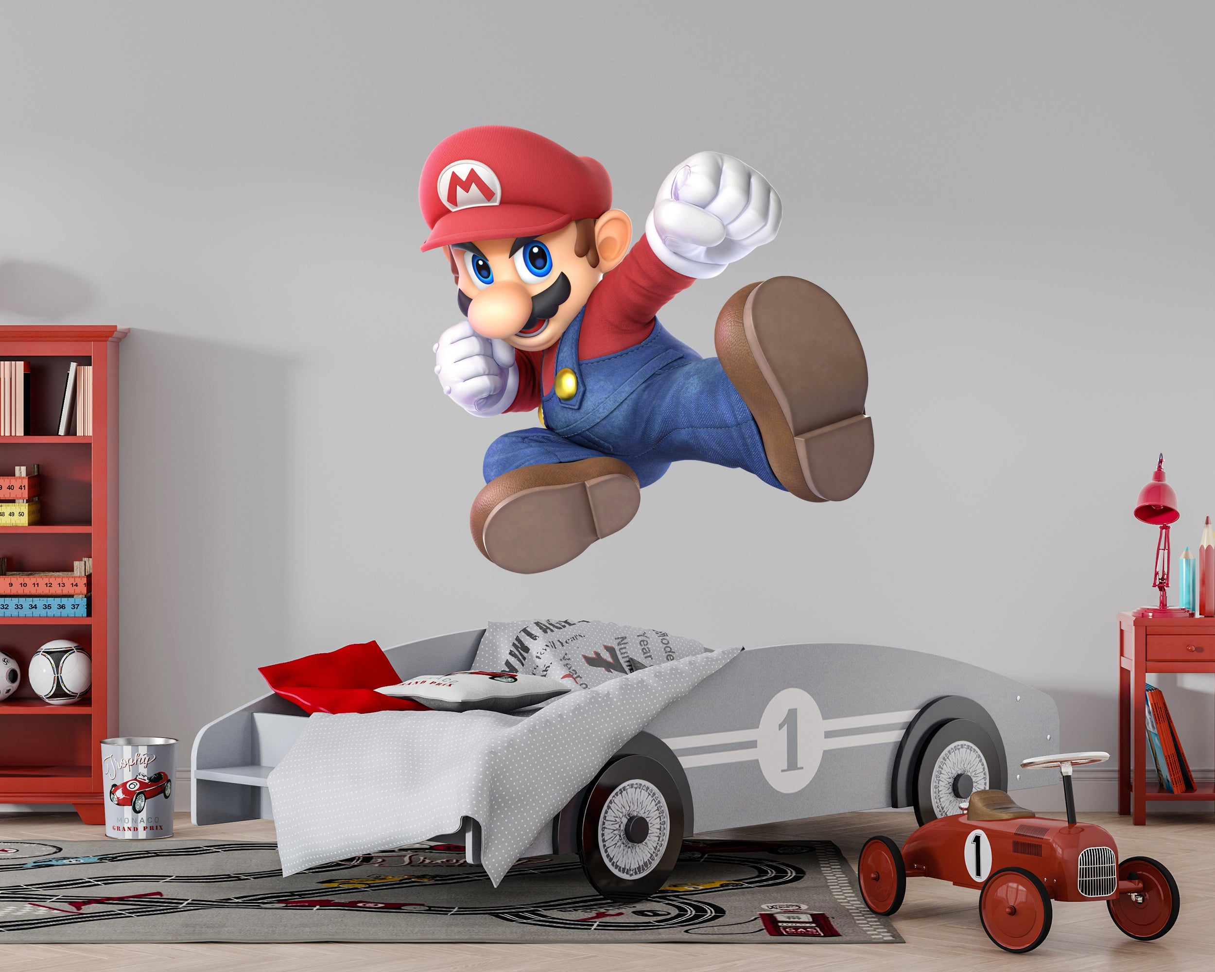 Super Mario Bros Decal Wall Sticker Home Decor Art Mural Kids Children Room