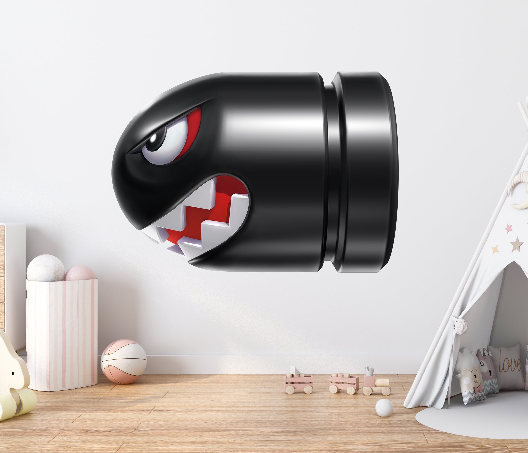 Banzai Bullet Bill Super Mario Bros Wall Decal Removable Sticker Kids Home Decor Art SMR25