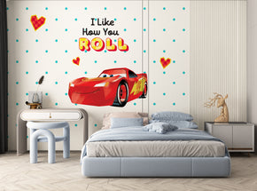 Lightning Mcqueen Cars  Wall Sticker Decal Mural Home Decor Art
