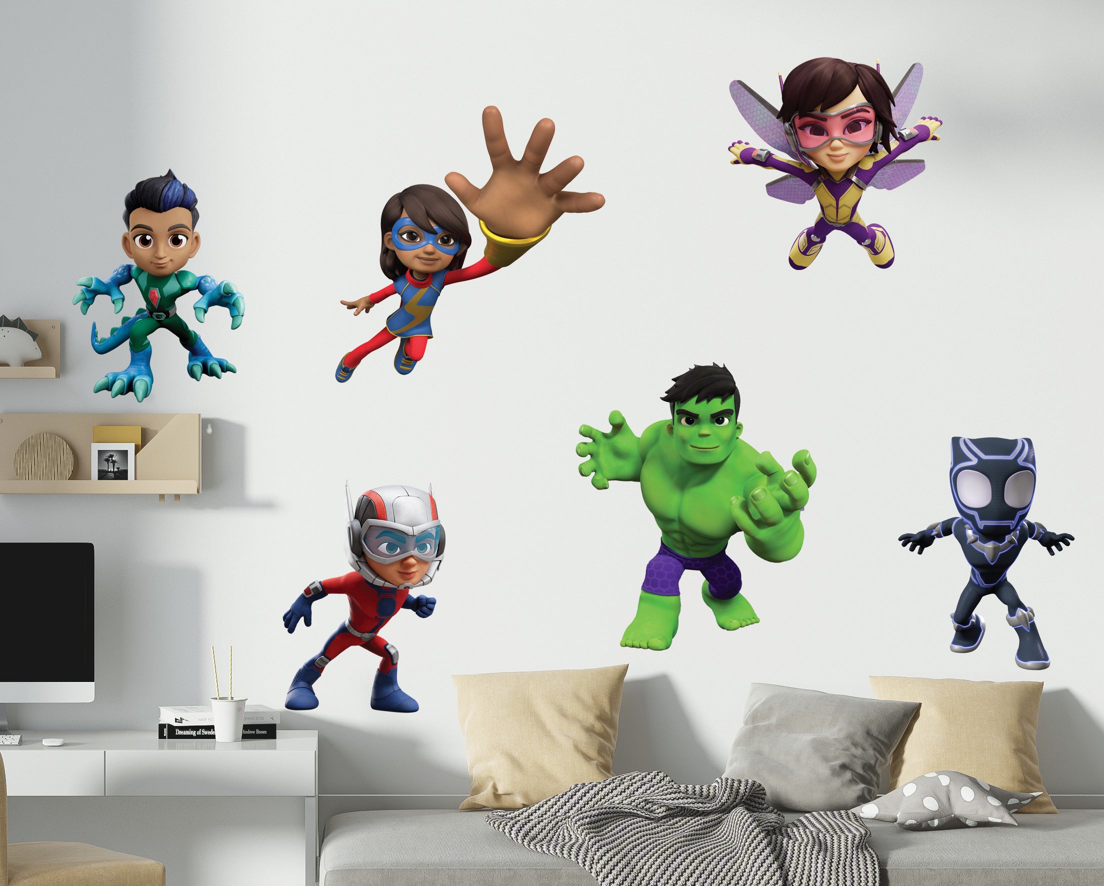 Spidey And His Amazing Friends Allies Wall Stickers Decals Home Decor Wall Art SP11