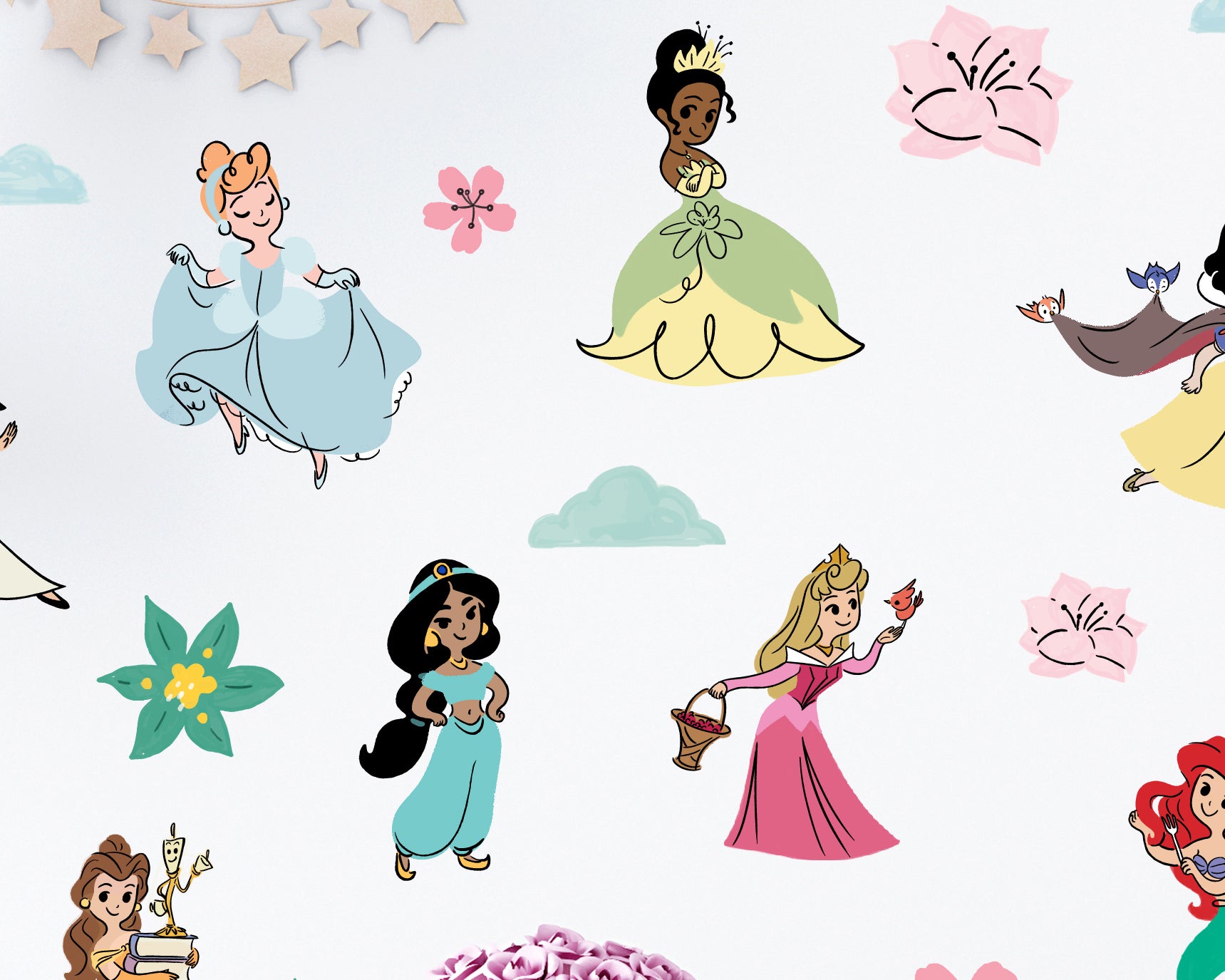 Disney Princess Nuresery & Toddles Wall Stickers Decals Home Decor Wall Art