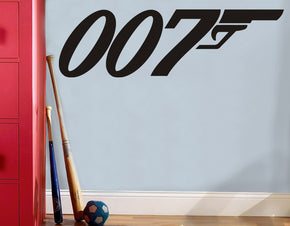 Secret Agent Wall Sticker Decal Stencil Silhouette ST86