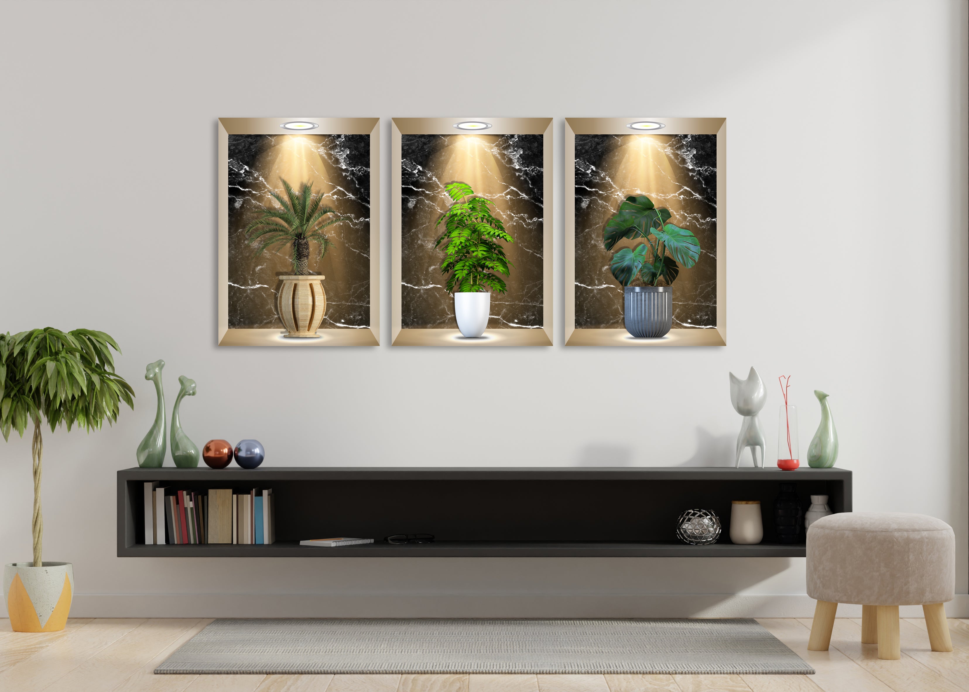 Autocollant 3D congelé de mur de fenêtre decal H73