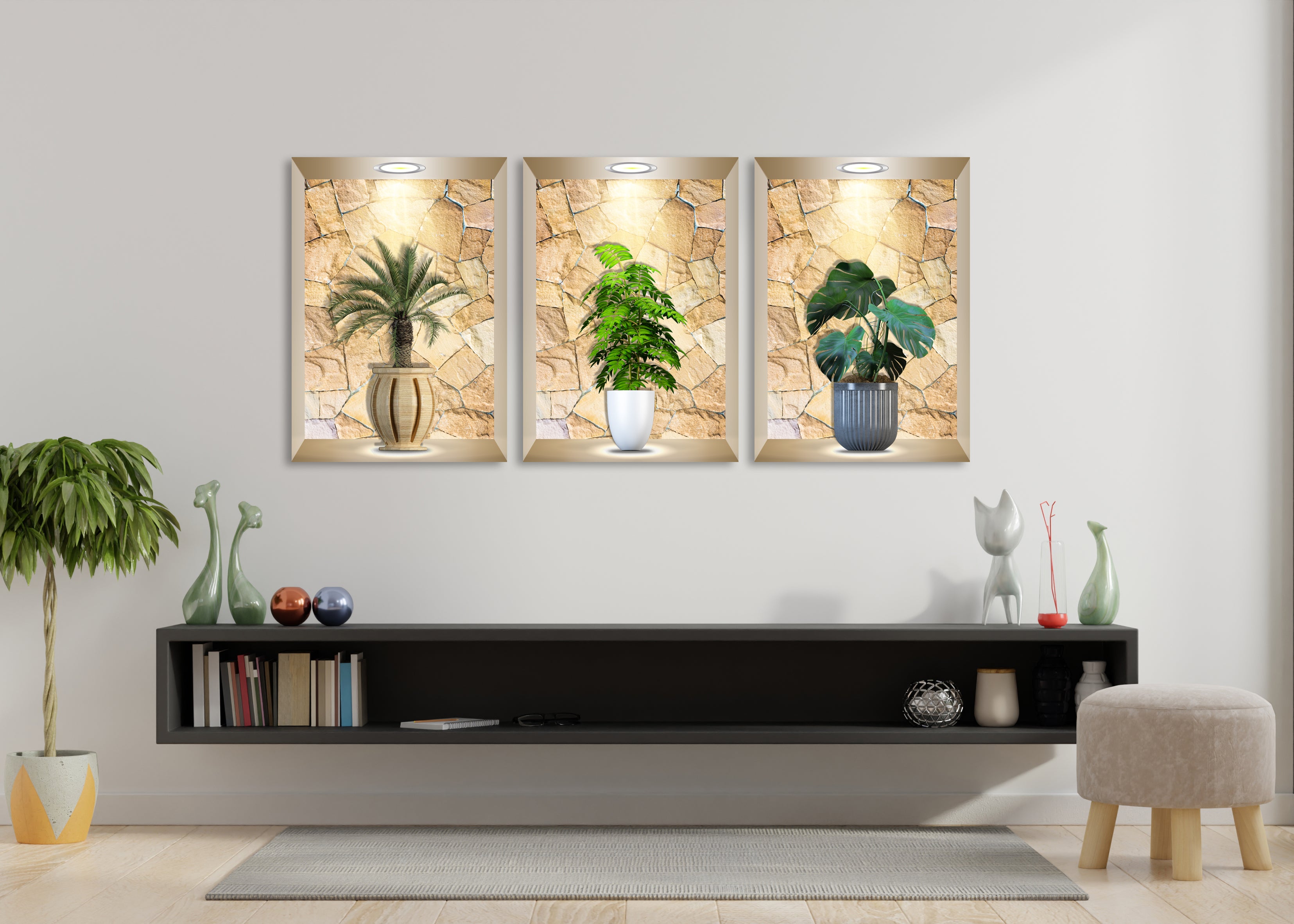 Autocollant 3D congelé de mur de fenêtre decal H73