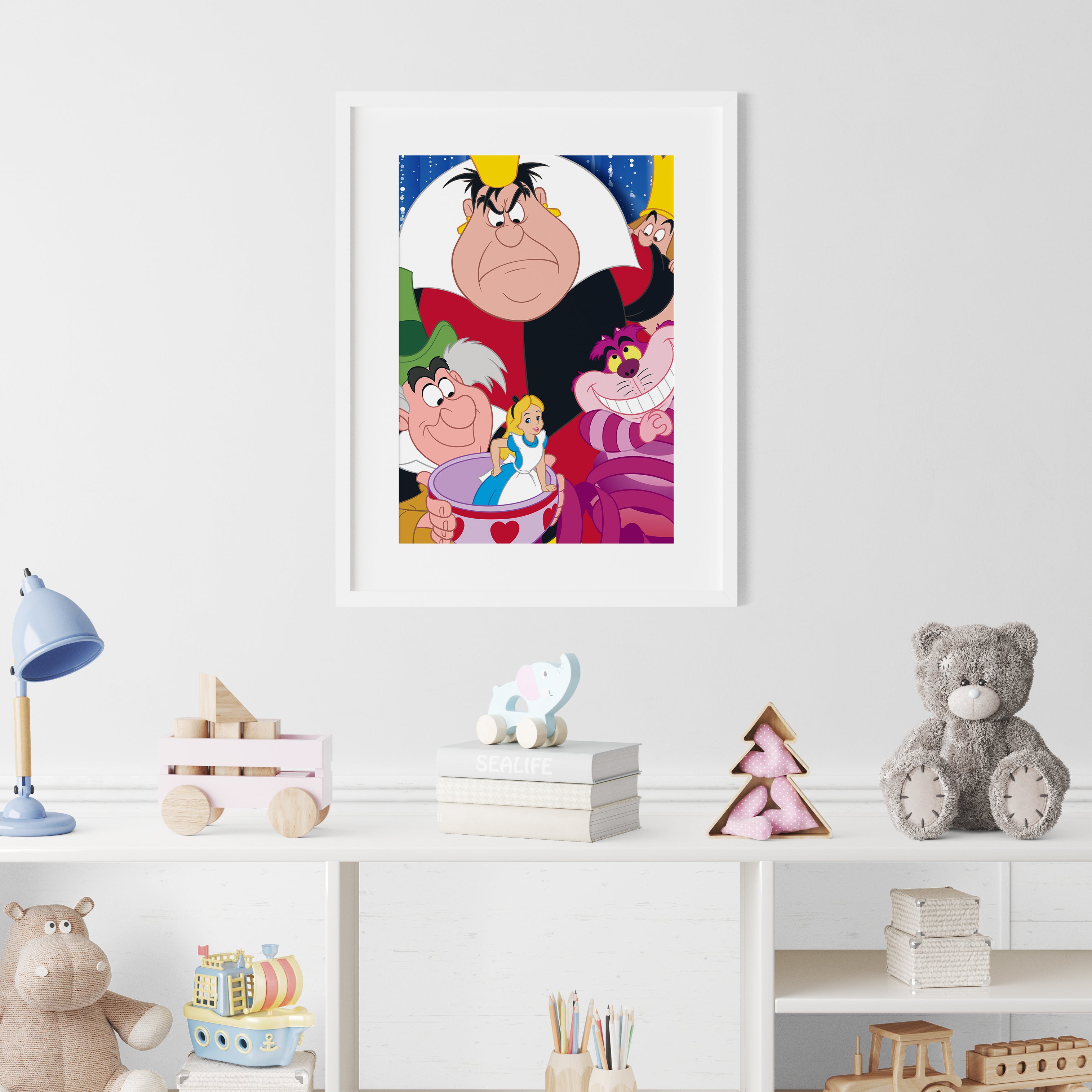 Alice In Wonderland Wall Poster Premium Paper Print - Multiple Sizes Available