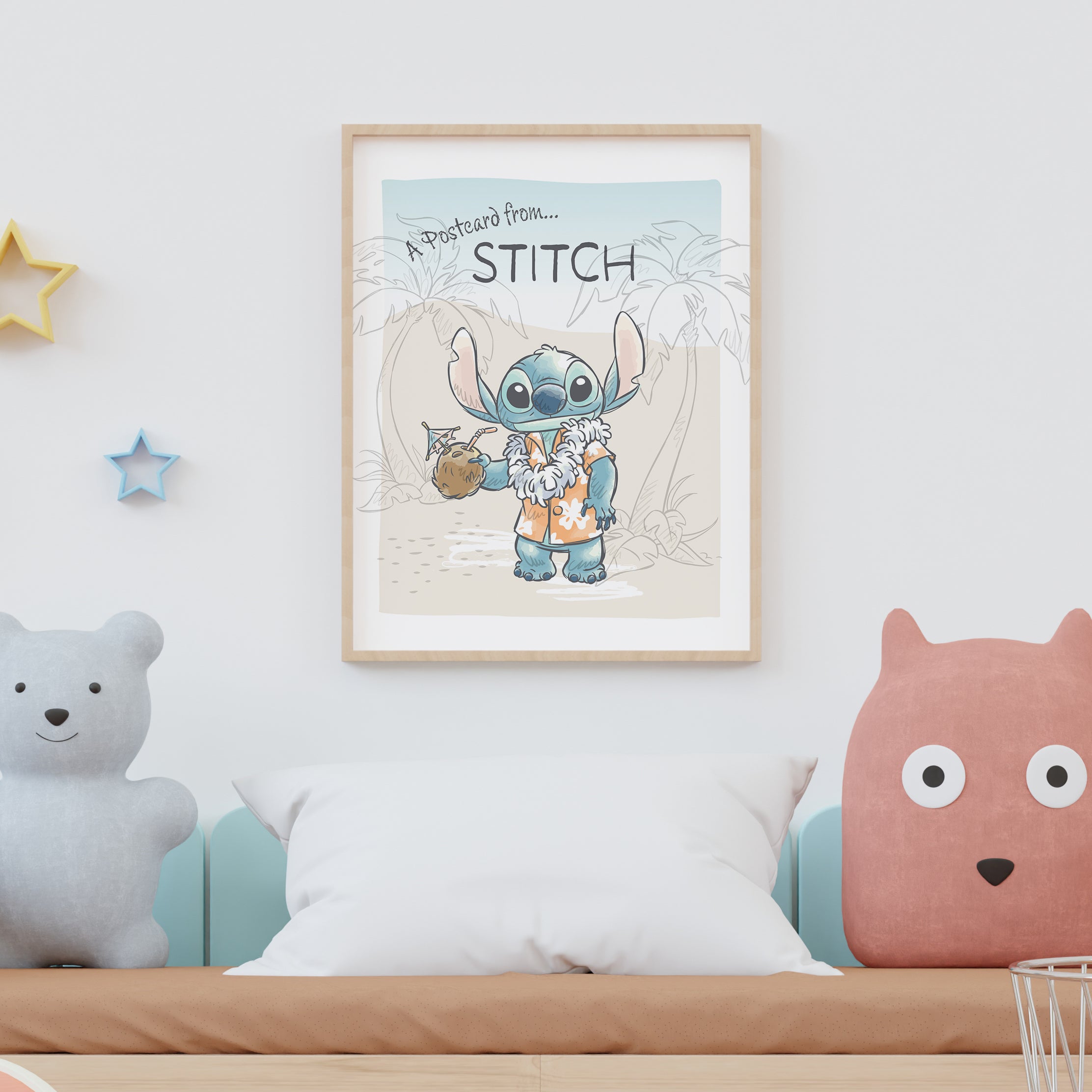 Stitch Wall Poster Premium Paper Print - Multiple Sizes Available