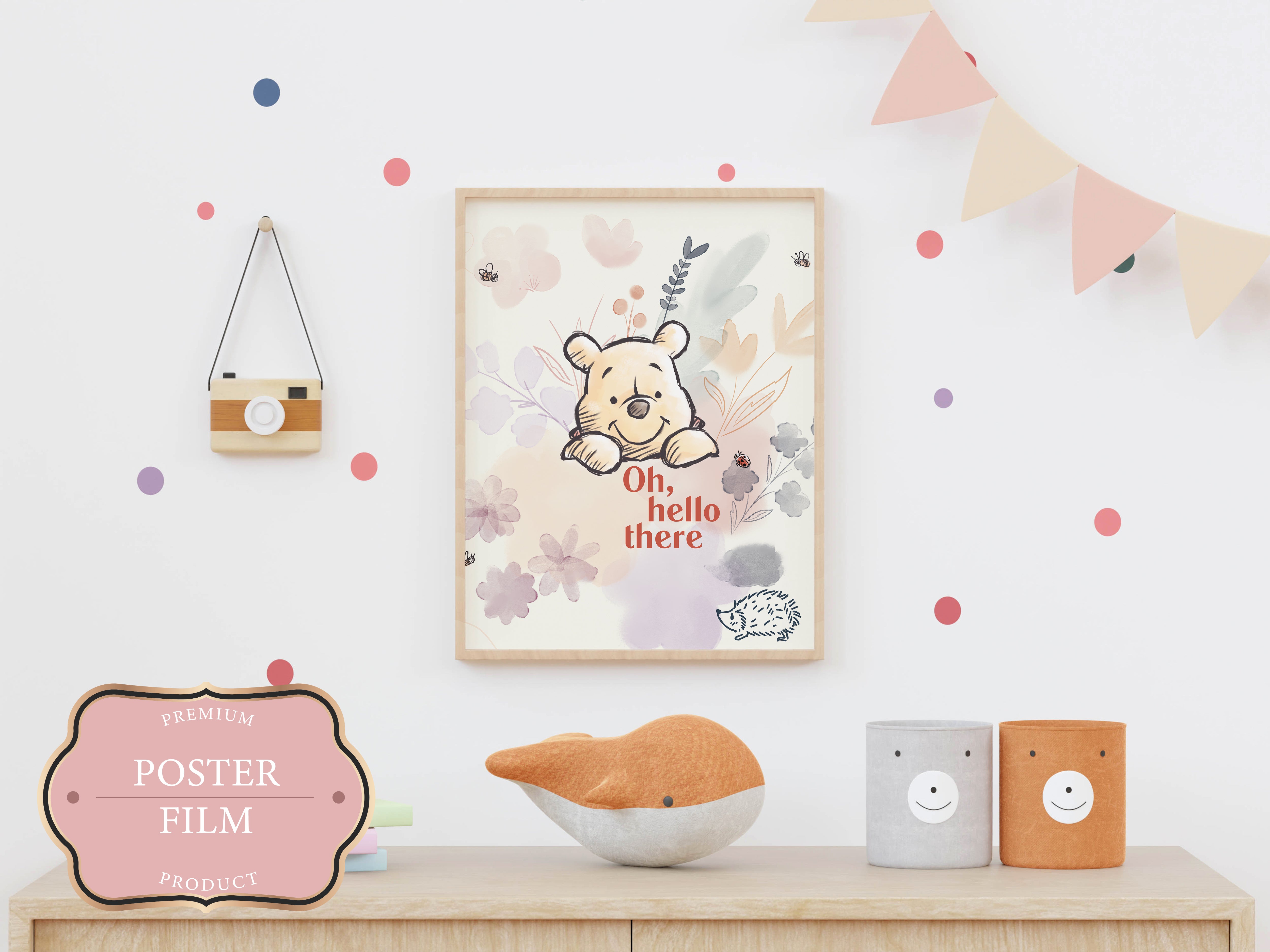 Winnie The Pooh Wall Poster Premium Paper Print - Multiple Sizes Available