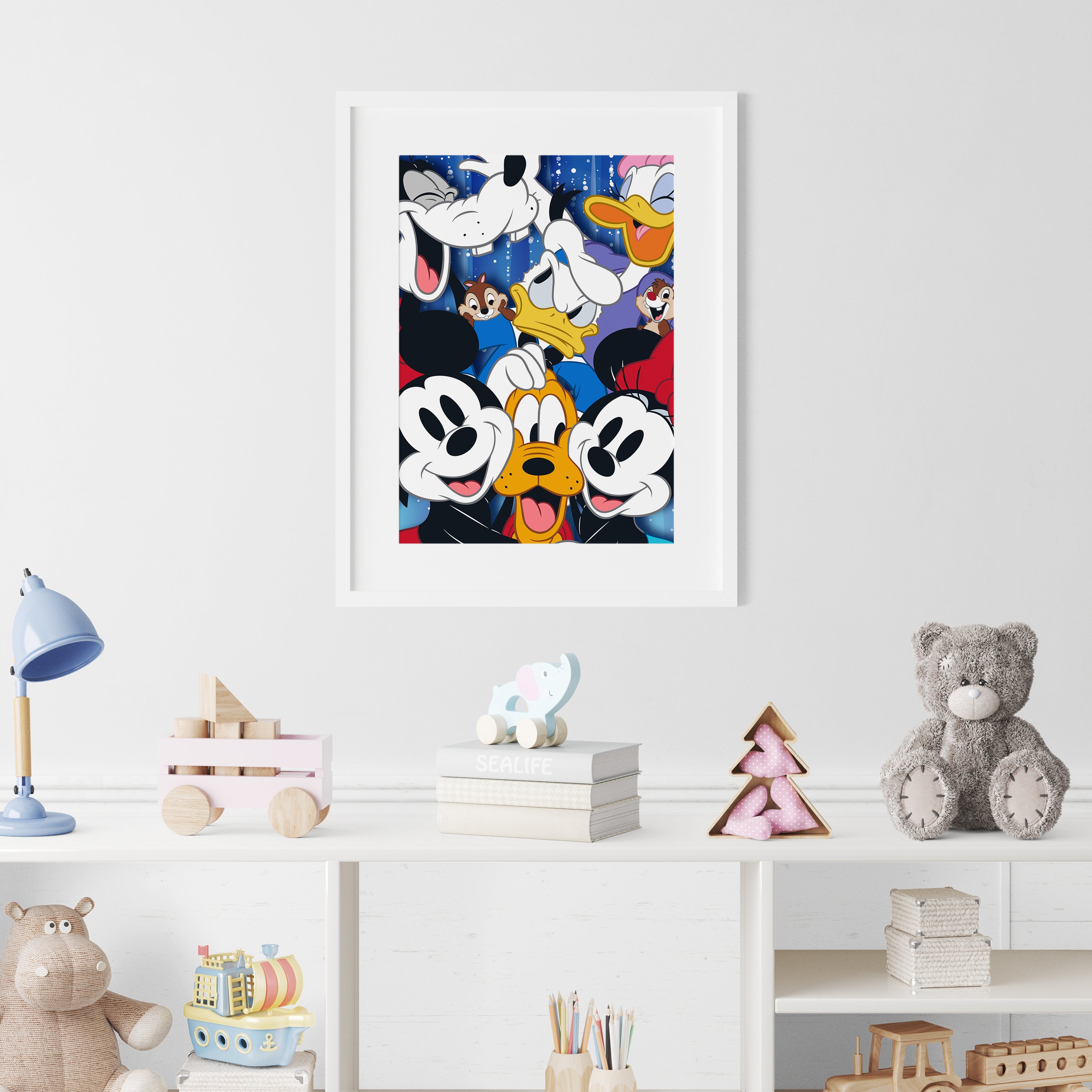Mickey Mouse & Friends Wall Poster Premium Paper Print - Multiple Sizes Available