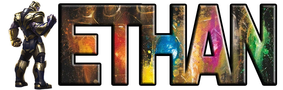 THANOS The Avengers Infinity War Personalized Custom Name Wall Sticker Decal WP210