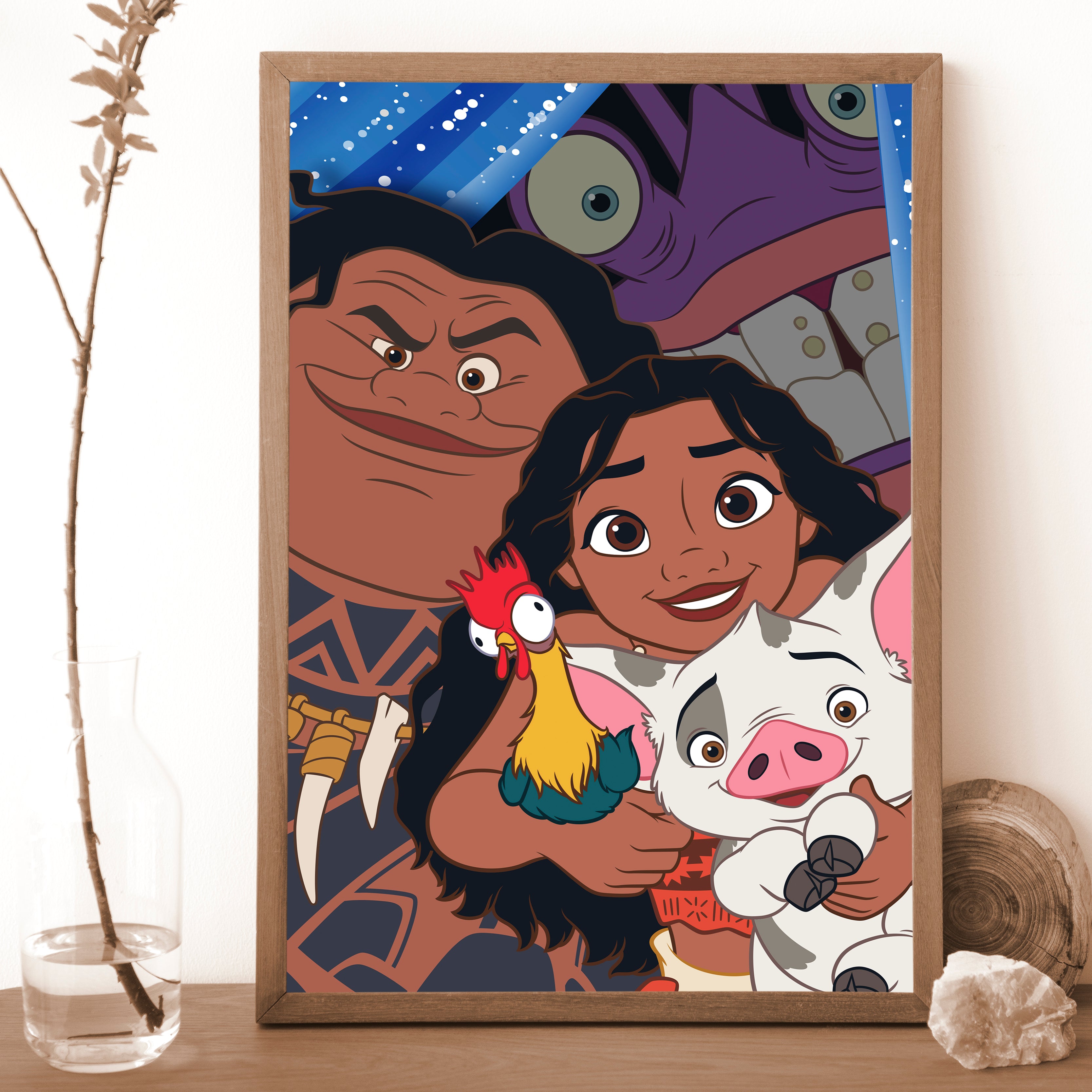 Moana Disney Wall Poster Premium Paper Print - Multiple Sizes Available