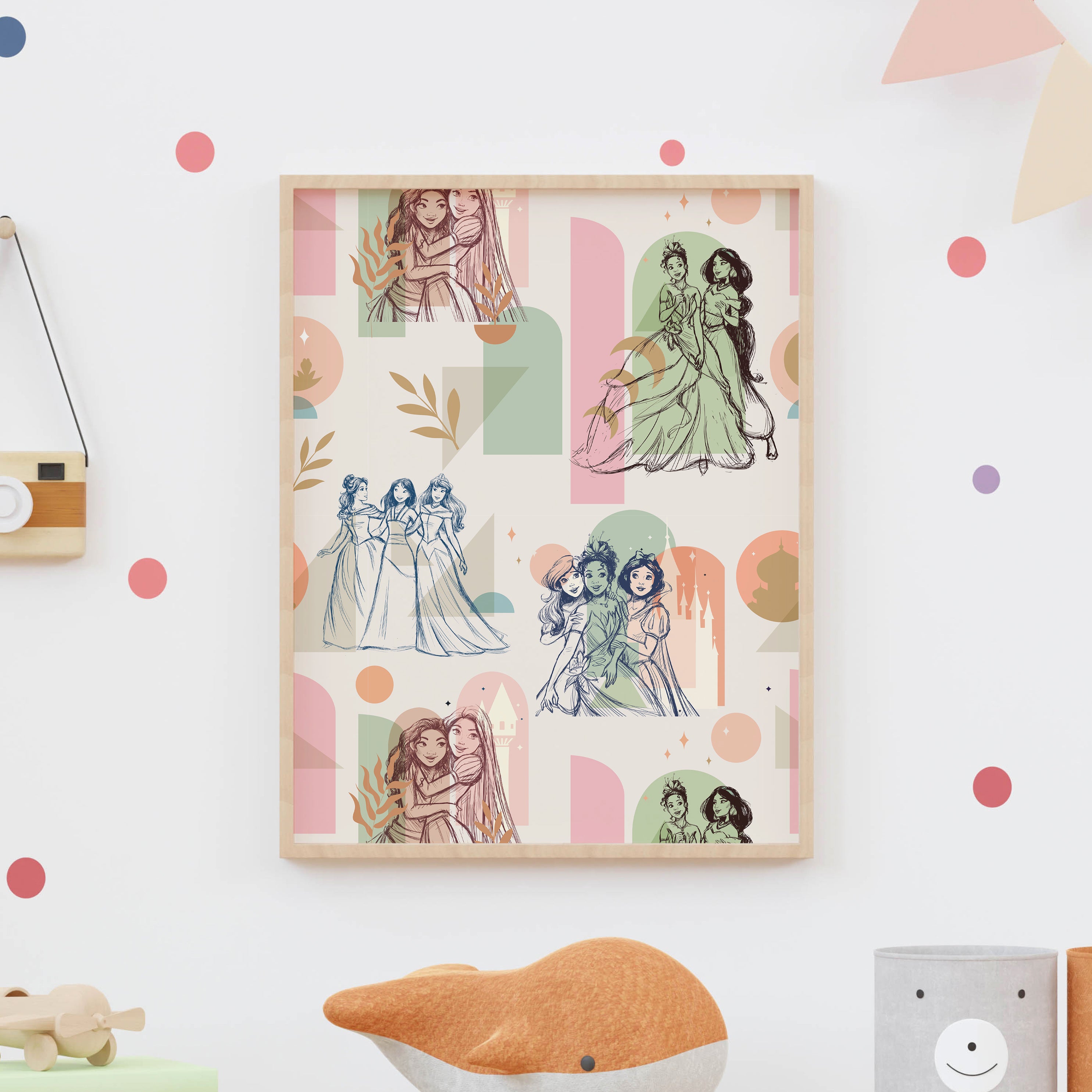 Disney Princess Wall Poster Premium Paper Print - Multiple Sizes Available