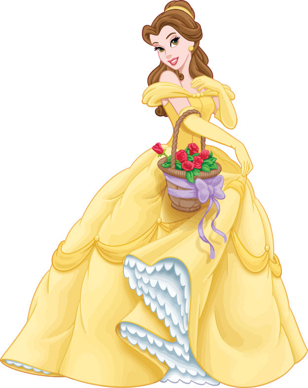 Belle beauté et la bête princesse 3D sticker mural autocollant C203