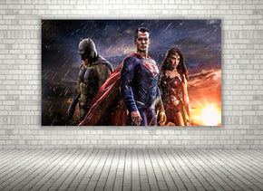 DC Superheroes Justice League Canvas Print Giclee CA09