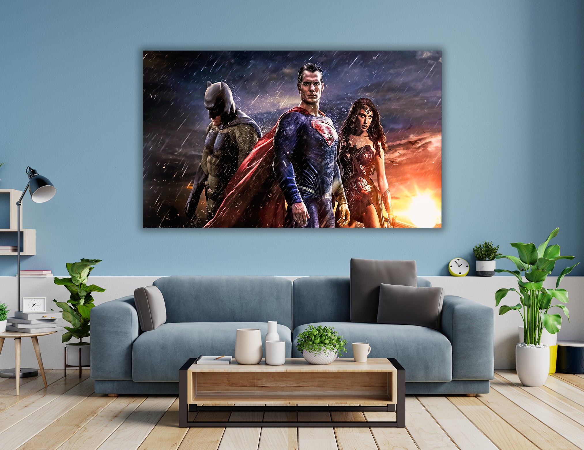 DC Superheroes Justice League Canvas Print Giclee CA09