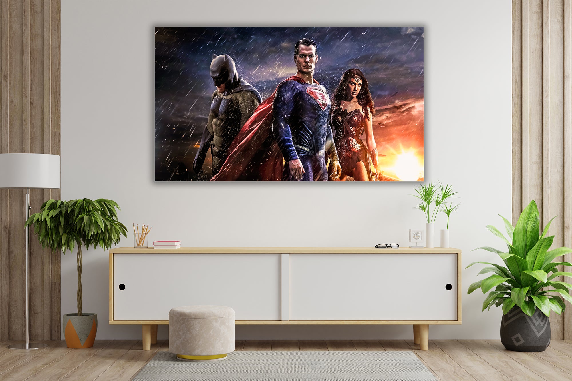 DC Superheroes Justice League Canvas Print Giclee CA09