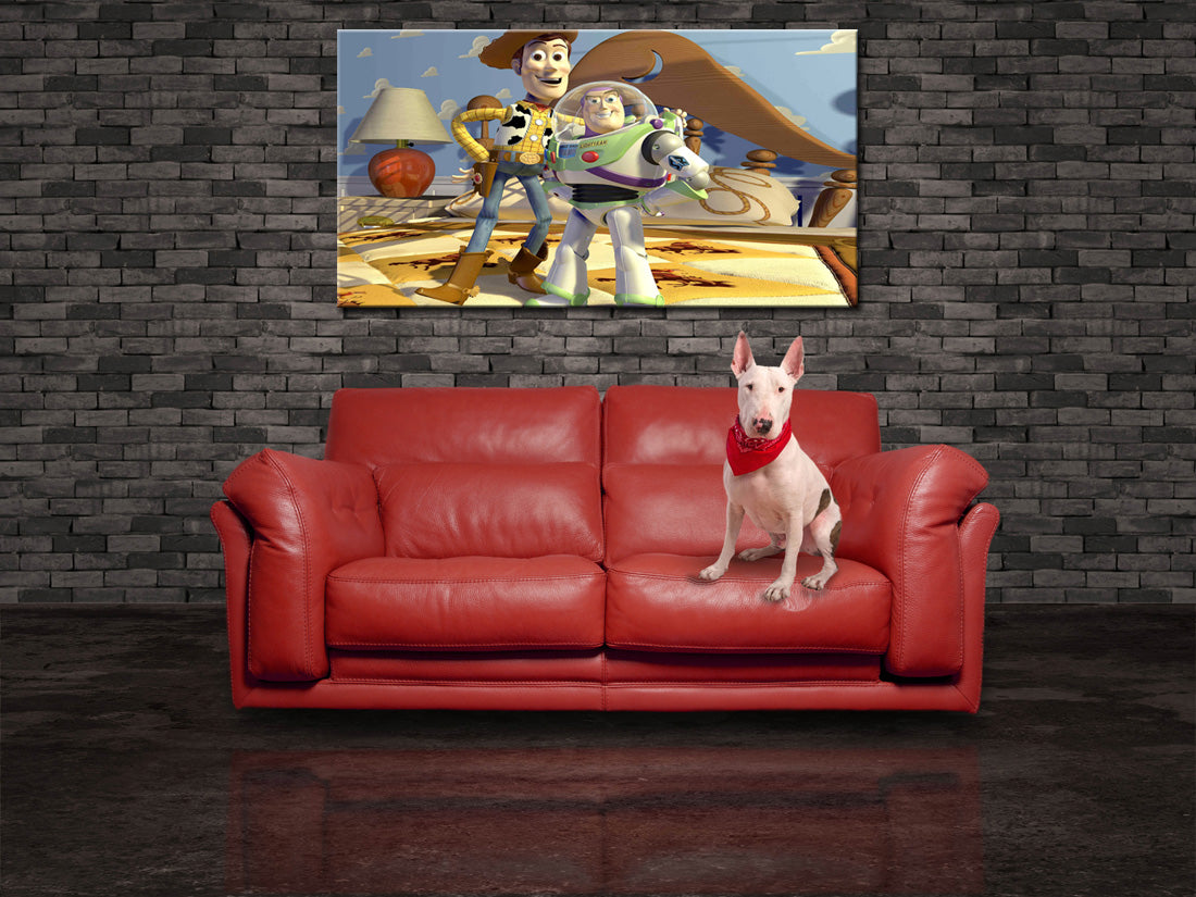 Toy Story Woody Buzz Canvas Print Giclee CA1006