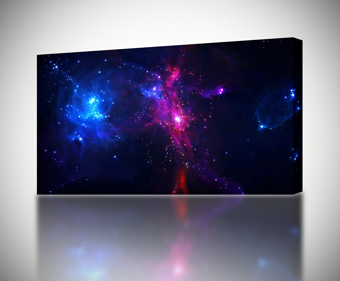 Space Interstellar Galaxy Stars Canvas Print Giclee