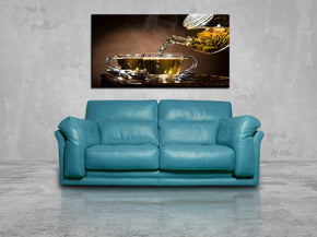 Tea Hot Beverage Kitchen Canvas Print Giclee