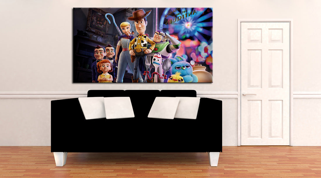 Toy Story Woody Buzz Canvas Print Giclee CA1266
