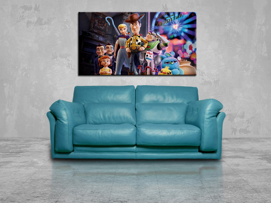 Toy Story Woody Buzz Canvas Print Giclee CA1266