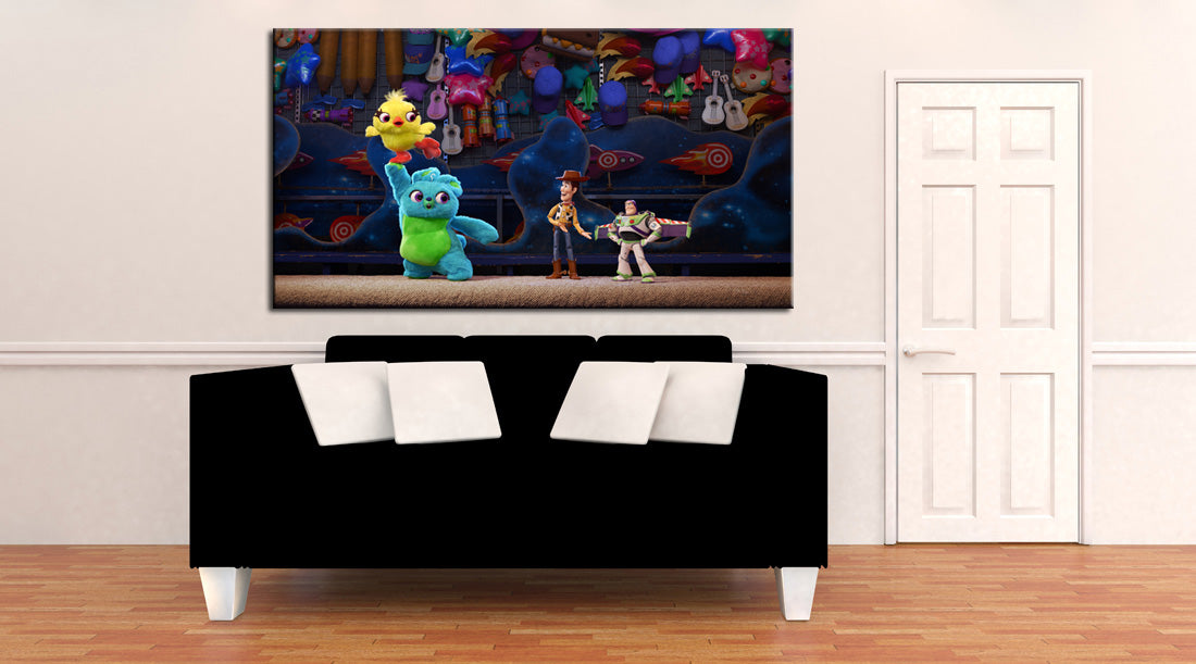 Toy Story Woody Buzz Canvas Print Giclee CA1267