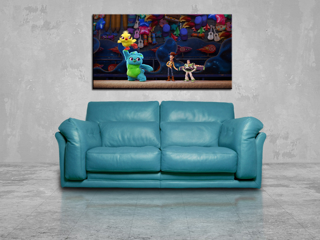 Toy Story Woody Buzz Canvas Print Giclee CA1267