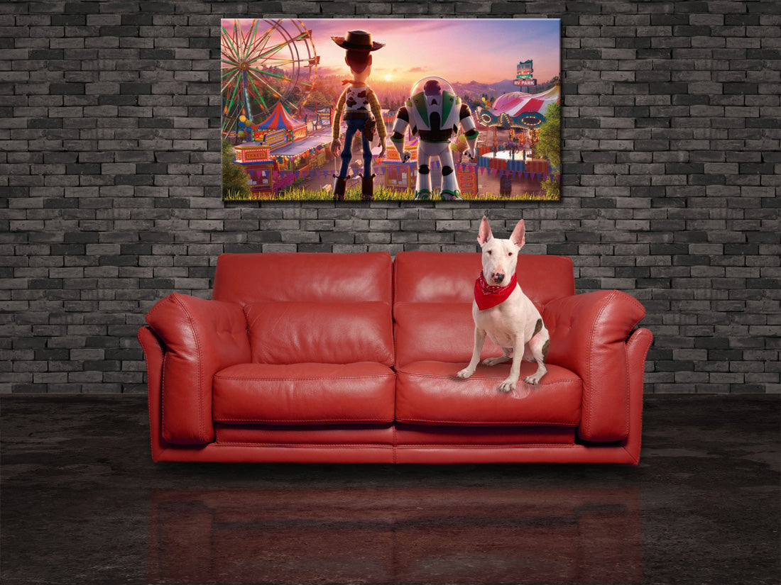 Toy Story Woody Buzz Canvas Print Giclee CA1268