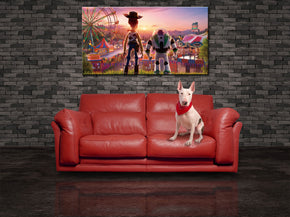 Toy Story Woody Buzz Canvas Print Giclee CA1268