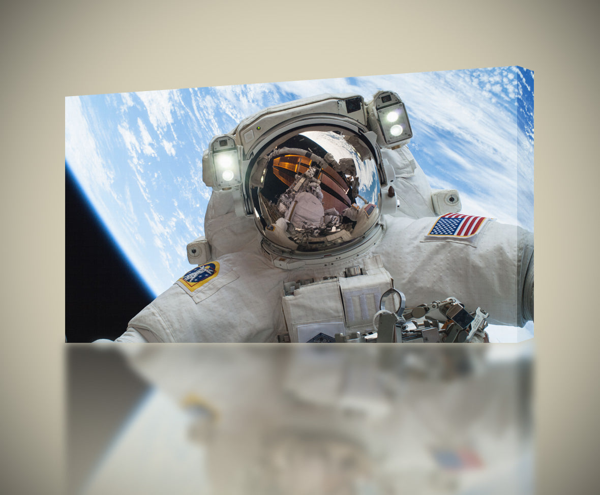 Giclee d’impression de toile d’astronaute