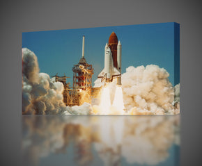 Navette spatiale Canvas Print Giclee