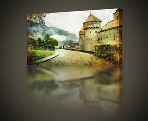 Castle Road Fantasy Canvas Print Giclee