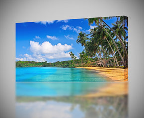 Tropical Beach Canvas Print Giclee