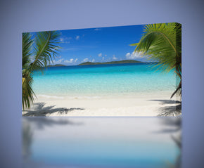 Tropical Beach Canvas Print Giclee