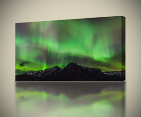 Aurores boréales Aurora Borealis Impression sur toile