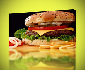 Hamburger Canvas Print Giclee