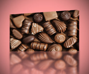 Giclee d’impression de toile de sucrerie de chocolat