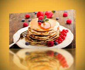 Pancakes Canvas Print Giclee