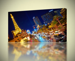 Las Vegas Strip Landscape Canvas Print Giclee
