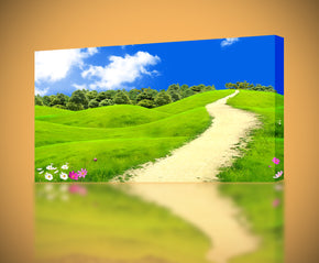 Spring Hill Road Impression sur toile
