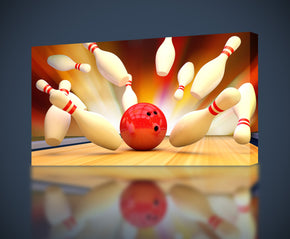 Giclee d’impression de toile de broches de boule de bowling