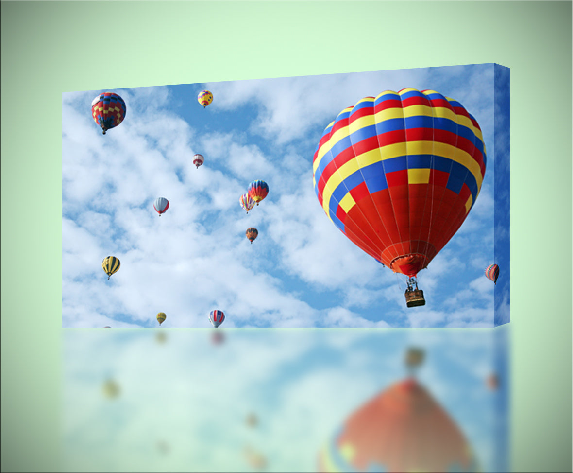 Hot Air Balloon Ride Canvas Print Giclee