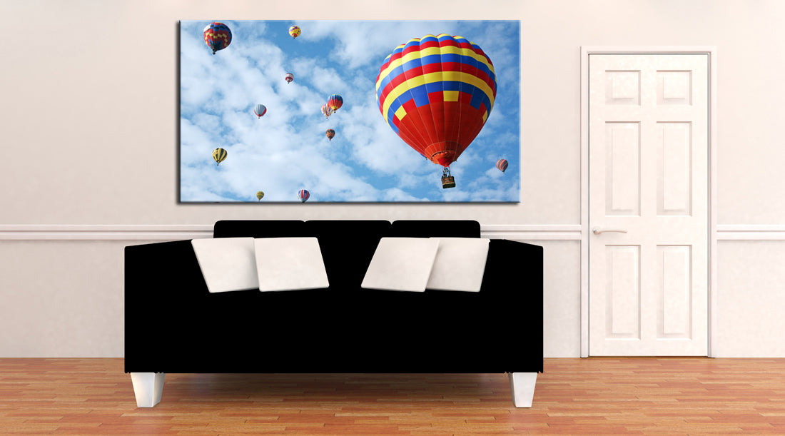 Hot Air Balloon Ride Canvas Print Giclee