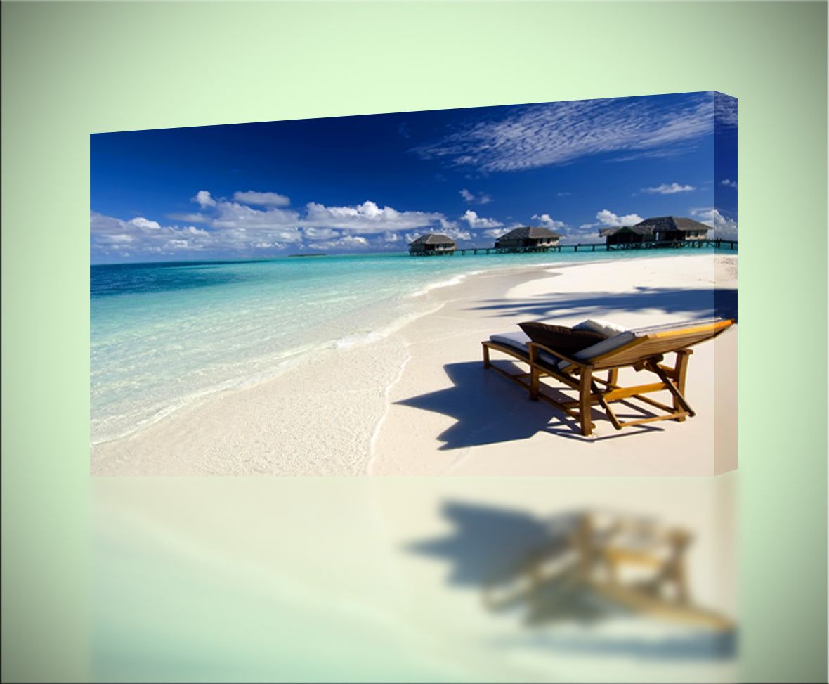 Exotic Beach Vacation Ocean Canvas Print Giclee