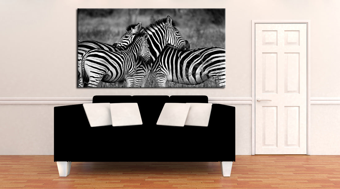 Zèbres Impression Giclée sur Toile