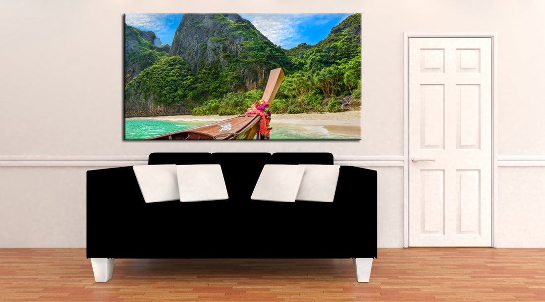 Thaliand Exotic Beach Canvas Print Giclee