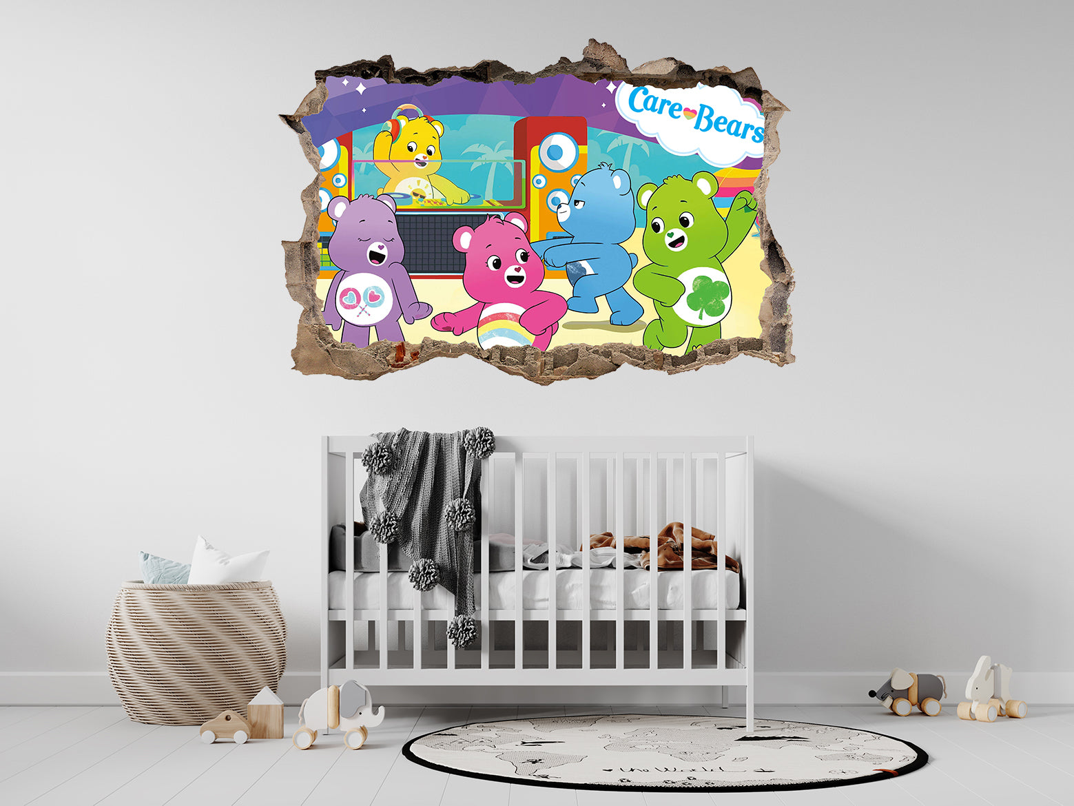 FORTNITE 3D Smashed Hole Illusion Sticker mural autocollant J1500