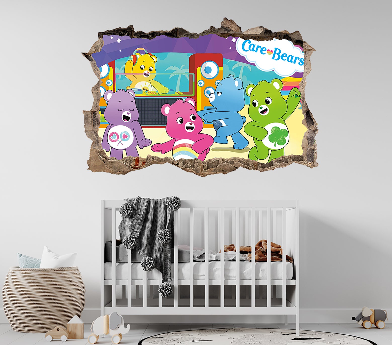 FORTNITE 3D Smashed Hole Illusion Sticker mural autocollant J1500